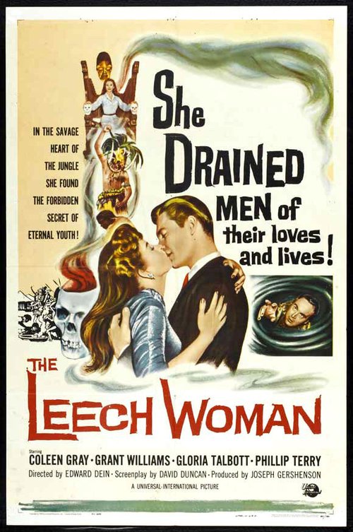 Смотреть фильм Женщина-пиявка / The Leech Woman (1960) онлайн в хорошем качестве SATRip