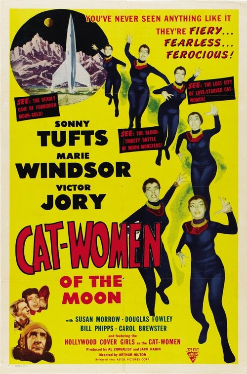 Смотреть фильм Женщины-кошки с Луны / Cat-Women of the Moon (1953) онлайн в хорошем качестве SATRip