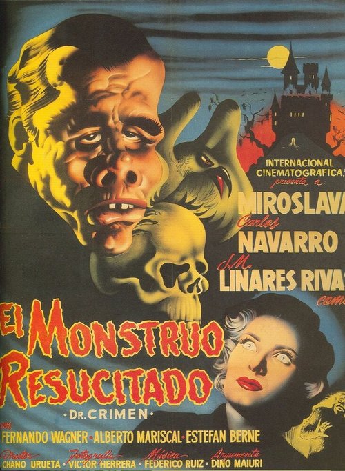 Смотреть фильм Живой монстр / El monstruo resucitado (1953) онлайн в хорошем качестве SATRip