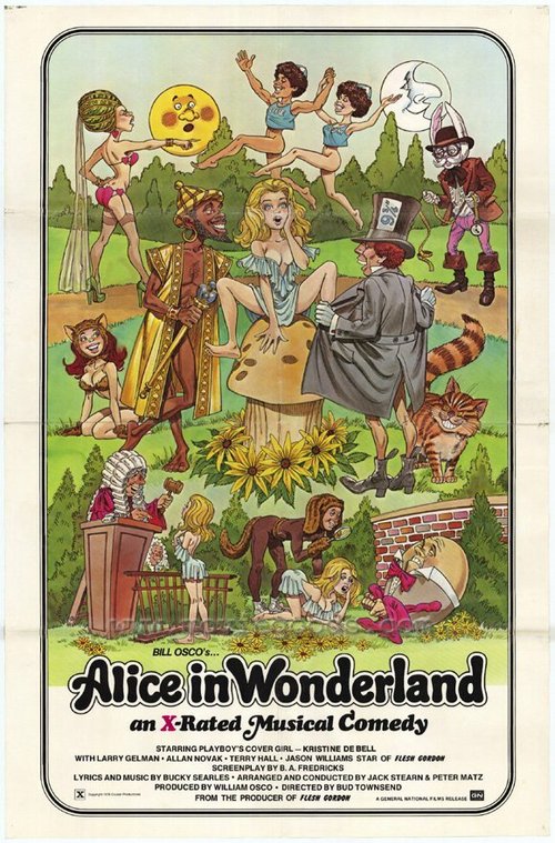 Смотреть фильм Алиса в Стране Чудес / Alice in Wonderland: An X-Rated Musical Fantasy (1976) онлайн в хорошем качестве SATRip