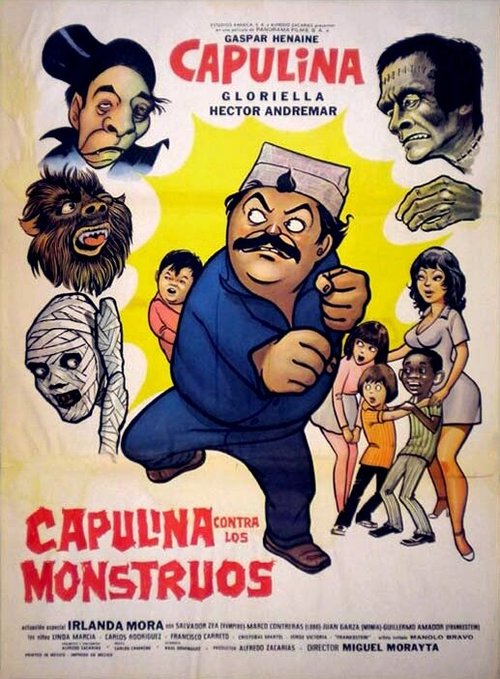 Смотреть фильм Capulina contra los monstruos (1974) онлайн в хорошем качестве SATRip