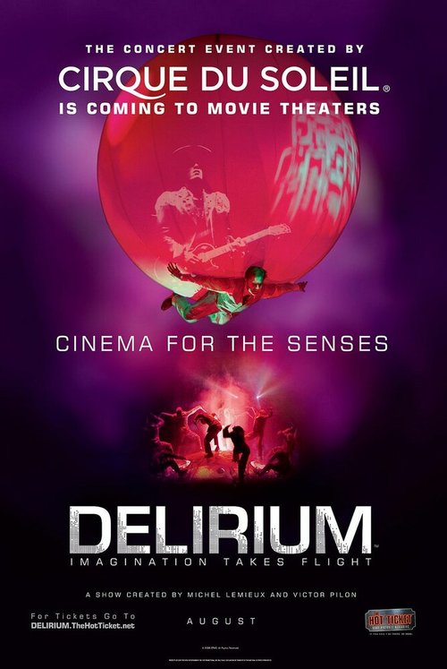 Смотреть фильм Cirque du Soleil: Delirium (2008) онлайн в хорошем качестве HDRip