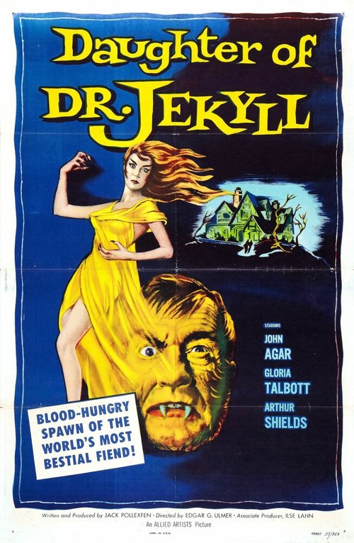 Смотреть фильм Дочь доктора Джекилла / Daughter of Dr. Jekyll (1957) онлайн в хорошем качестве SATRip