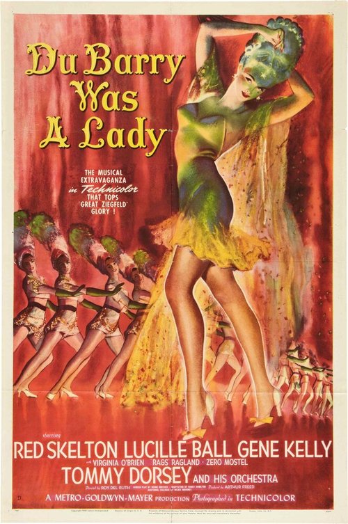 Смотреть фильм Дюбарри была дамой / Du Barry Was a Lady (1943) онлайн в хорошем качестве SATRip
