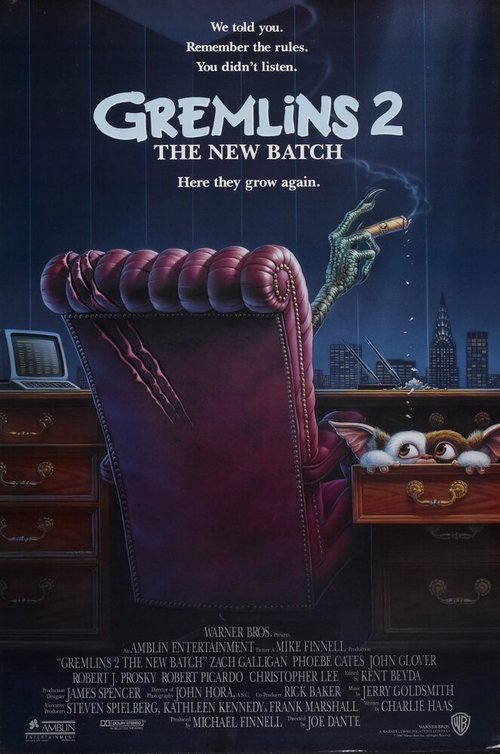 Смотреть фильм Гремлины 2: Новенькая партия / Gremlins 2: The New Batch (1990) онлайн в хорошем качестве HDRip