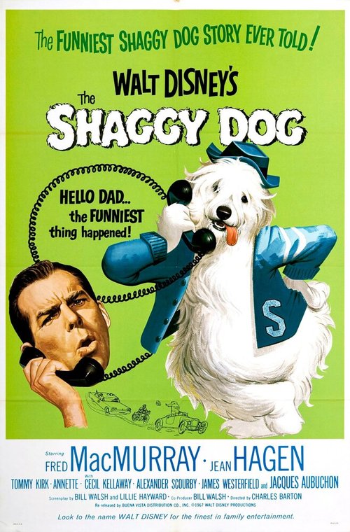 Смотреть фильм Лохматый пес / The Shaggy Dog (1959) онлайн в хорошем качестве SATRip