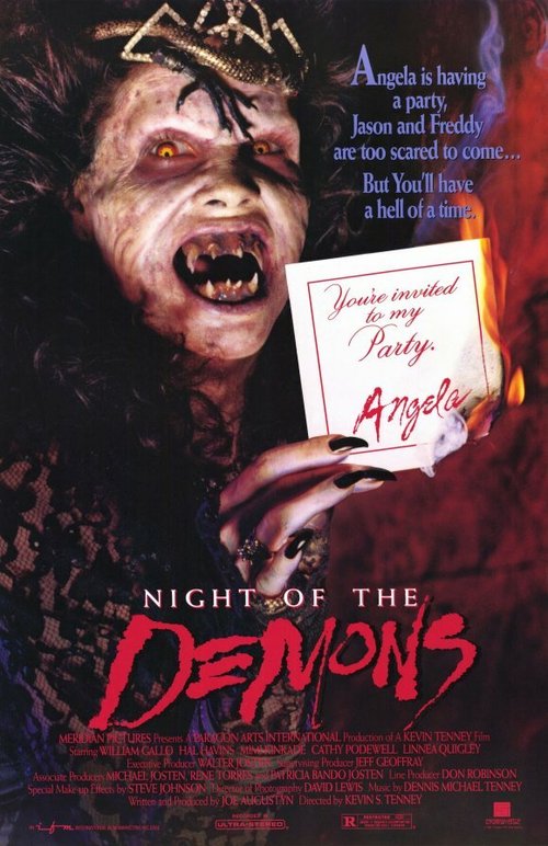 Смотреть фильм Ночь демонов / Night of the Demons (1987) онлайн в хорошем качестве SATRip