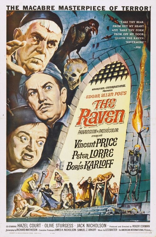 Смотреть фильм Ворон / The Raven (1963) онлайн в хорошем качестве SATRip