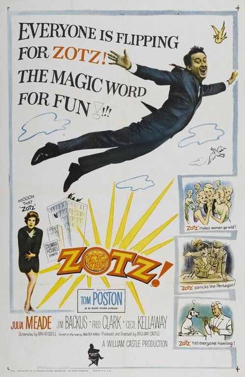 Смотреть фильм Зотц! / Zotz! (1962) онлайн в хорошем качестве SATRip