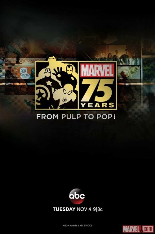 Смотреть фильм Документальный фильм к 75-летию Marvel / Marvel 75 Years: From Pulp to Pop! (2014) онлайн в хорошем качестве HDRip