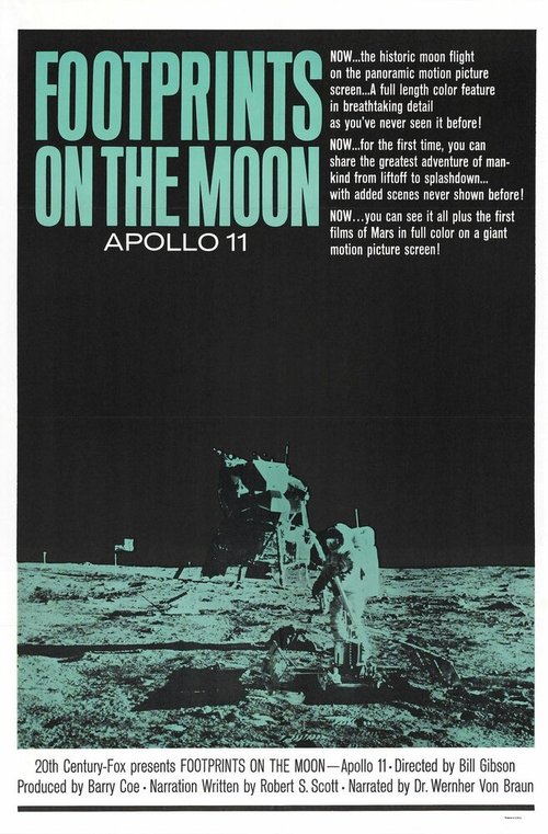 Смотреть фильм Footprints on the Moon: Apollo 11 (1969) онлайн в хорошем качестве SATRip