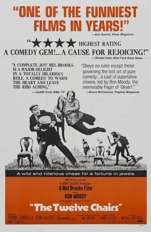 Смотреть фильм 12 стульев / The Twelve Chairs (1970) онлайн в хорошем качестве SATRip
