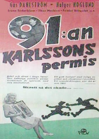 Смотреть фильм 91:an Karlssons permis (1947) онлайн в хорошем качестве SATRip