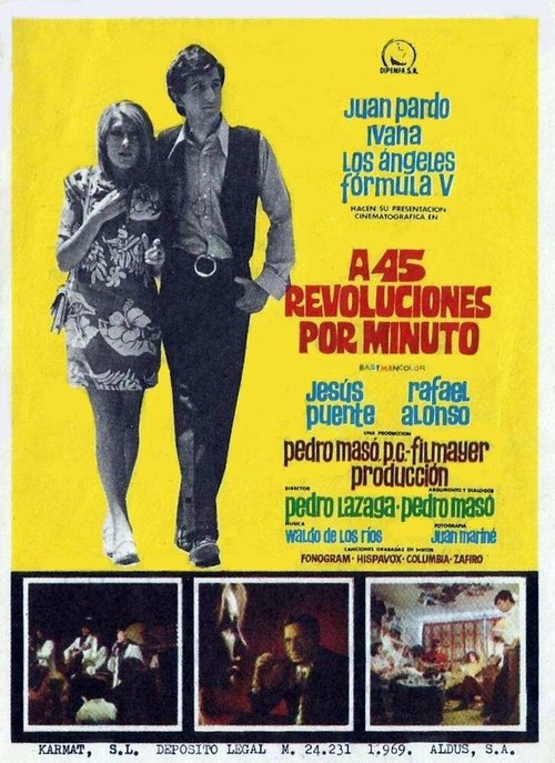 Смотреть фильм A 45 revoluciones por minuto (1969) онлайн в хорошем качестве SATRip