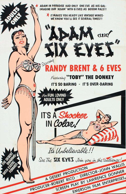 Смотреть фильм Адам и шесть Ев / Adam and 6 Eves (1962) онлайн в хорошем качестве SATRip