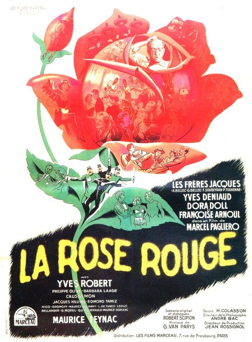 Смотреть фильм Алая роза / La rose rouge (1951) онлайн в хорошем качестве SATRip