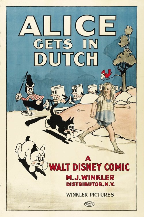 Смотреть фильм Алиса попадает в неприятности / Alice Gets in Dutch (1924) онлайн 