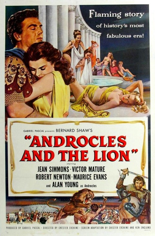 Смотреть фильм Андрокл и лев / Androcles and the Lion (1952) онлайн в хорошем качестве SATRip