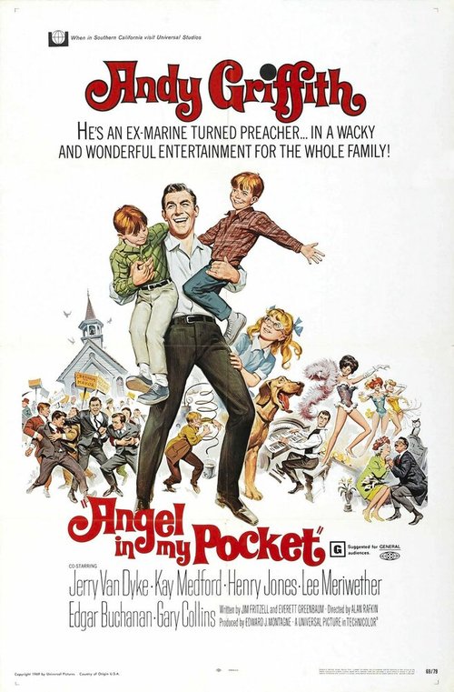 Смотреть фильм Ангел у меня в кармане / Angel in My Pocket (1969) онлайн в хорошем качестве SATRip