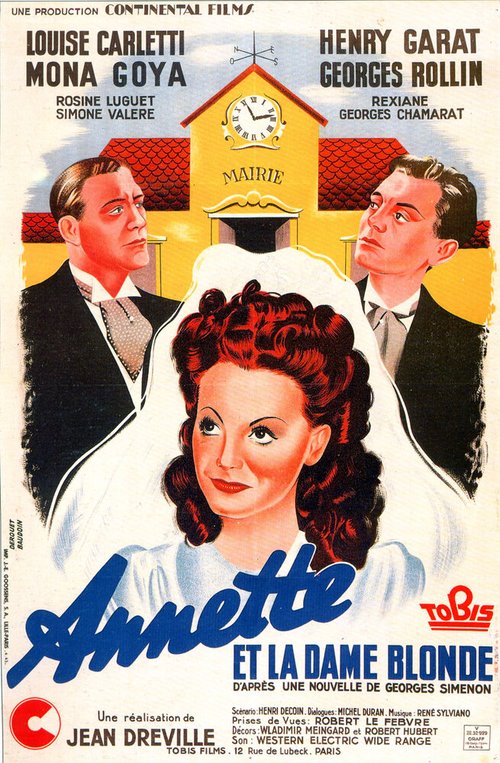 Смотреть фильм Annette et la dame blonde (1942) онлайн в хорошем качестве SATRip