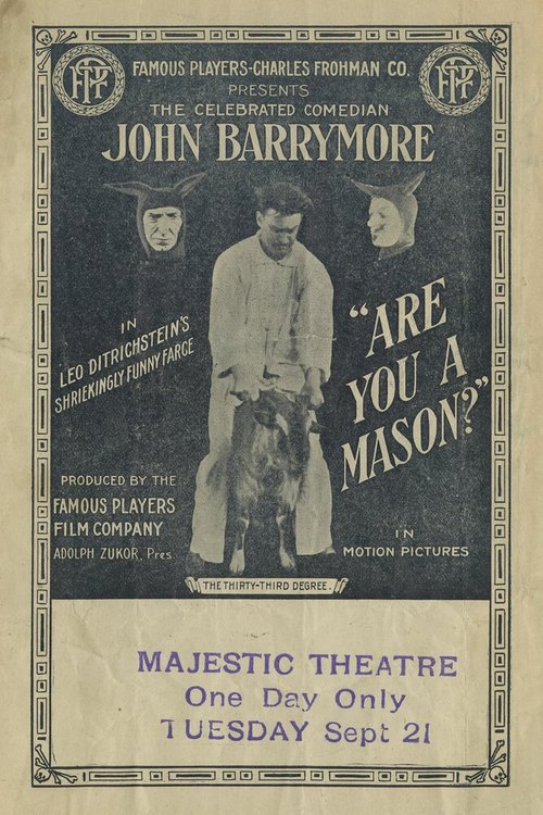 Смотреть фильм Are You a Mason? (1915) онлайн 
