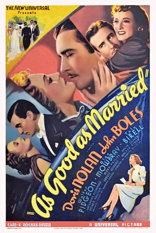 Смотреть фильм As Good as Married (1937) онлайн в хорошем качестве SATRip