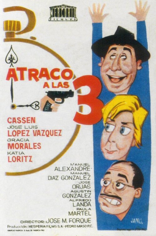 Смотреть фильм Atraco a las tres (1962) онлайн в хорошем качестве SATRip