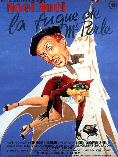 Смотреть фильм Бегство месье Перля / La fugue de Monsieur Perle (1952) онлайн в хорошем качестве SATRip