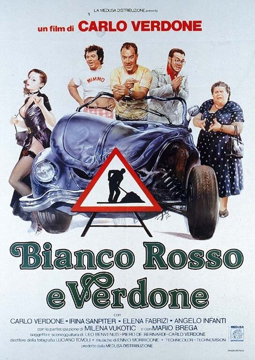 Смотреть фильм Белый, красный и зеленый / Bianco, rosso e Verdone (1981) онлайн в хорошем качестве SATRip