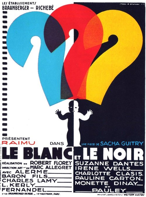 Смотреть фильм Белое и черное / Le blanc et le noir (1931) онлайн в хорошем качестве SATRip
