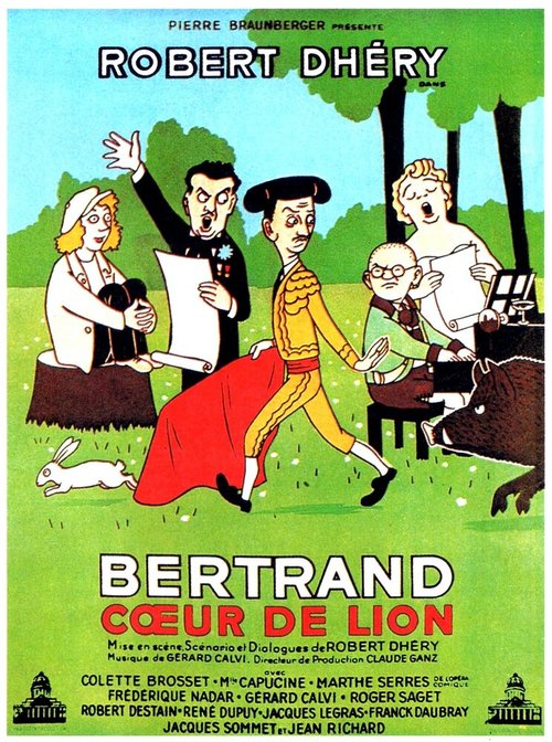 Смотреть фильм Бертран Львиное Сердце / Bertrand coeur de lion (1951) онлайн в хорошем качестве SATRip