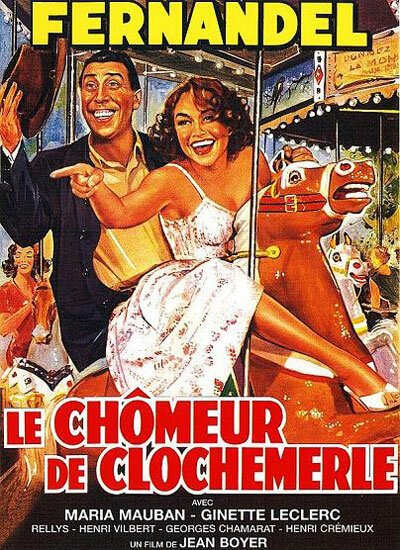 Смотреть фильм Безработный из Клошмерля / Le chômeur de Clochemerle (1957) онлайн в хорошем качестве SATRip