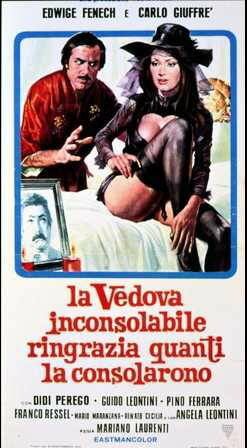 Смотреть фильм Безутешная вдова благодарит всех, кто утешит ее / La vedova inconsolabile ringrazia quanti la consolarono (1973) онлайн в хорошем качестве SATRip