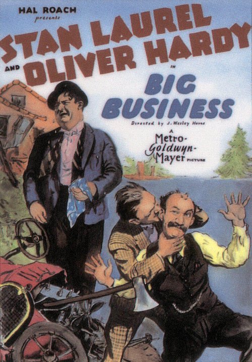 Смотреть фильм Большой бизнес / Big Business (1929) онлайн 