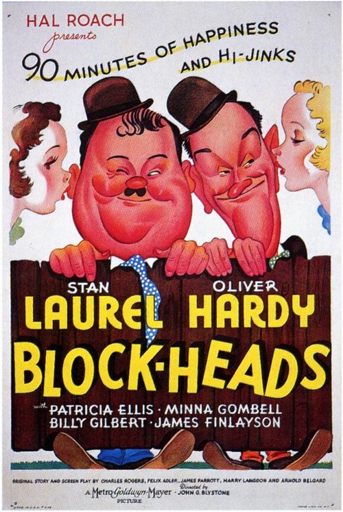 Смотреть фильм Болваны / Block-Heads (1938) онлайн в хорошем качестве SATRip