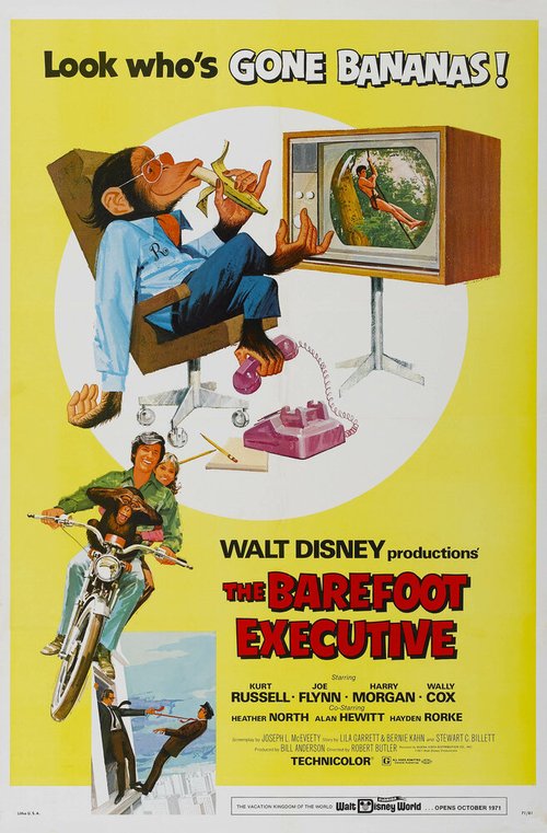 Смотреть фильм Босой руководитель / The Barefoot Executive (1971) онлайн в хорошем качестве SATRip