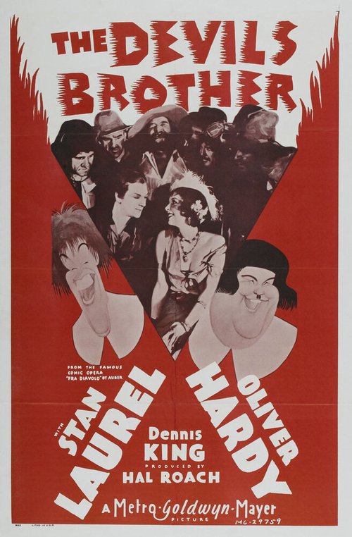 Смотреть фильм Брат дьявола / The Devil's Brother (1933) онлайн в хорошем качестве SATRip
