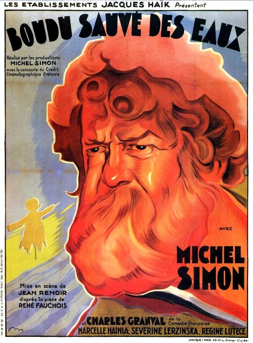 Смотреть фильм Будю, спасенный из воды / Boudu sauvé des eaux (1932) онлайн в хорошем качестве SATRip