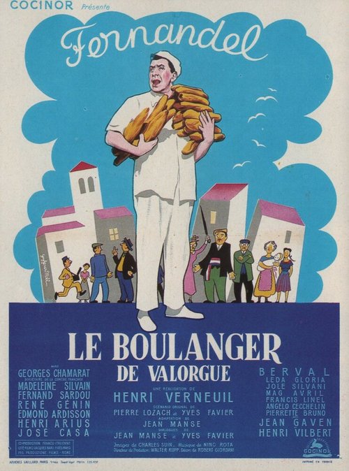 Смотреть фильм Булочник из Валорга / Le boulanger de Valorgue (1953) онлайн в хорошем качестве SATRip