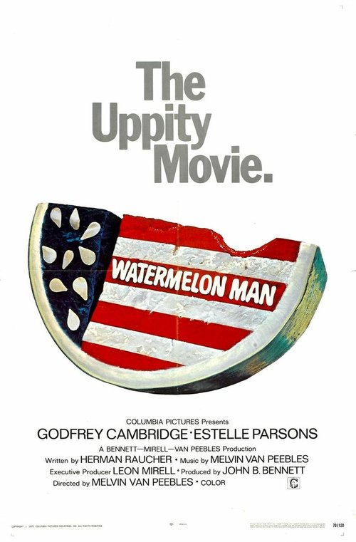 Смотреть фильм Человек-арбуз / Watermelon Man (1970) онлайн в хорошем качестве SATRip