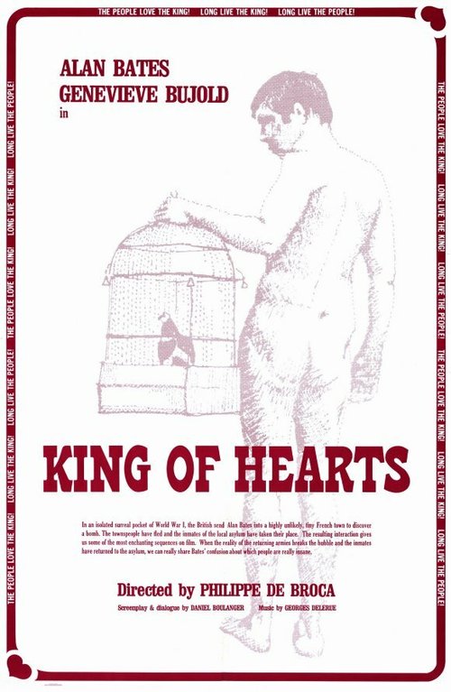 Смотреть фильм Червовый король / Le roi de coeur (1966) онлайн в хорошем качестве SATRip