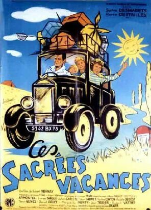Смотреть фильм Чудесные каникулы / Ces sacrées vacances (1956) онлайн в хорошем качестве SATRip