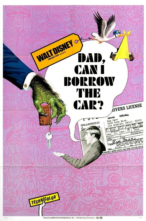Смотреть фильм Dad... Can I Borrow the Car? (1970) онлайн в хорошем качестве SATRip