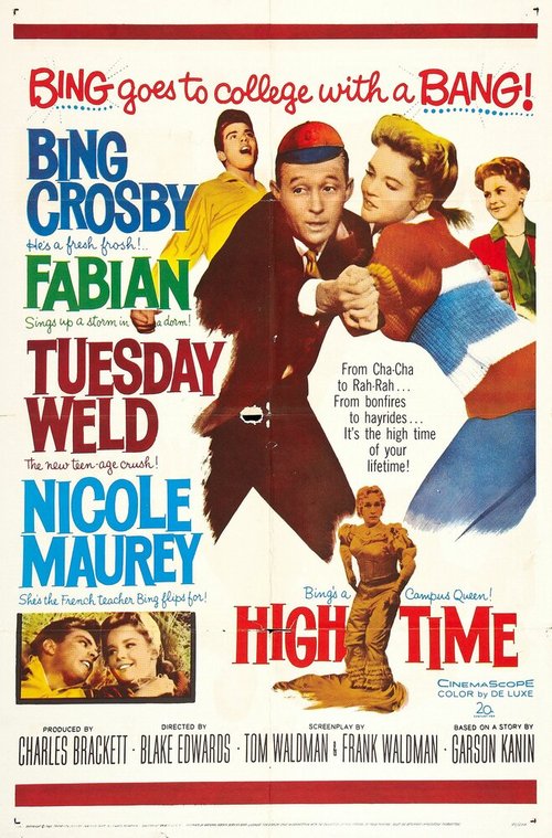 Смотреть фильм Давно пора / High Time (1960) онлайн в хорошем качестве SATRip