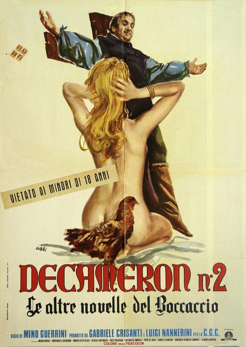 Смотреть фильм Декамерон №2 / Decameron n° 2 - Le altre novelle del Boccaccio (1972) онлайн в хорошем качестве SATRip