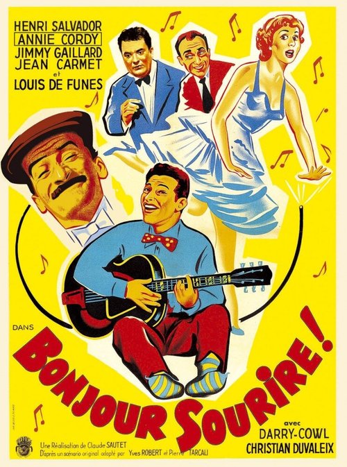 Смотреть фильм День добрый, улыбка! / Bonjour sourire! (1956) онлайн в хорошем качестве SATRip