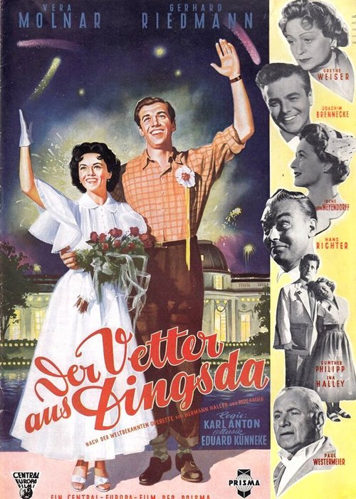 Смотреть фильм Der Vetter aus Dingsda (1953) онлайн в хорошем качестве SATRip