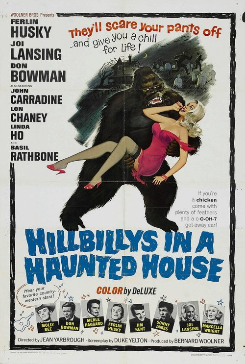 Смотреть фильм Деревенщины в доме с призраками / Hillbillys in a Haunted House (1967) онлайн в хорошем качестве SATRip