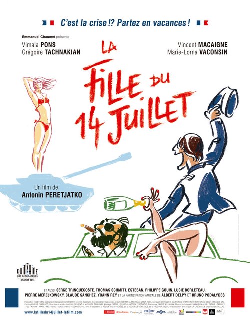 Смотреть фильм Девушка 14 июля / La fille du 14 juillet (2013) онлайн в хорошем качестве HDRip