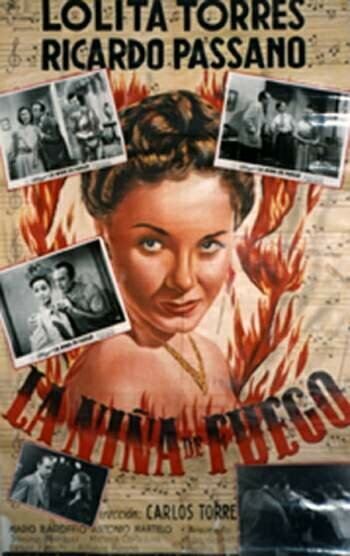 Смотреть фильм Девушка с огоньком / La niña de fuego (1952) онлайн в хорошем качестве SATRip